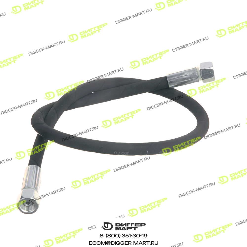 РВД 1/4"BSP ST-ST x 800mm JCB KTJ0808