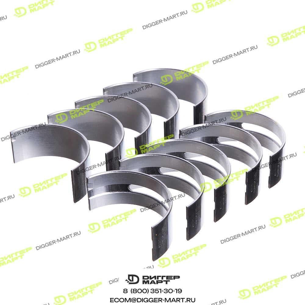 Вкладыши коренные +0.50 мм. JCB 02/202913
