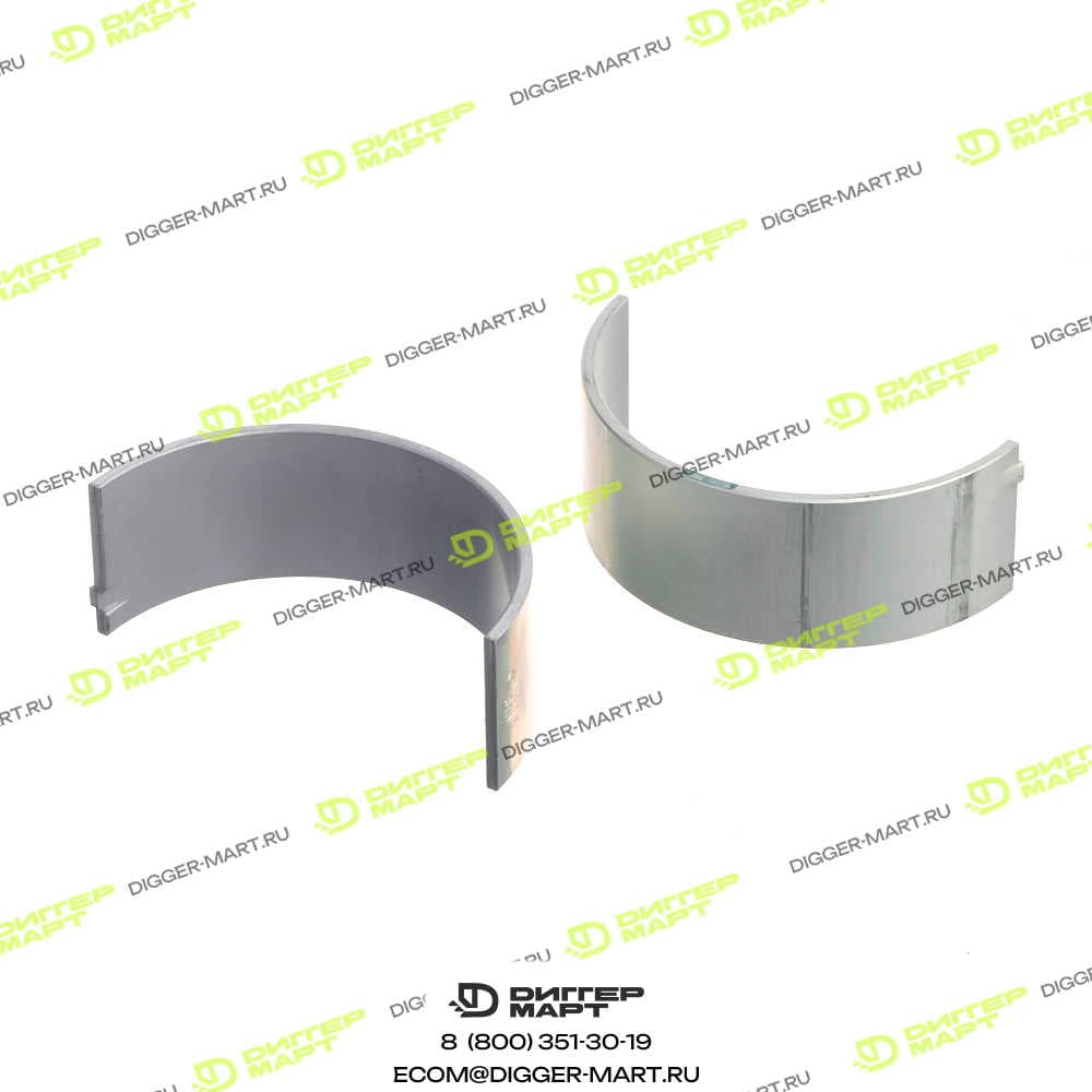 Комплект шатунных вкладышей (зел.) (x2) замки с одной стороны JCB 02/802694