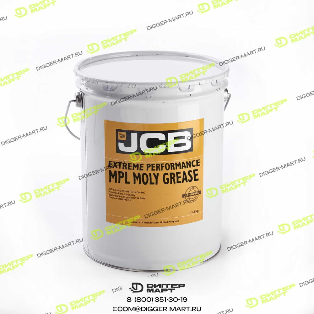 Смазка Extreme Performance Moly Grease, 12,5 кг. JCB 4003/1326