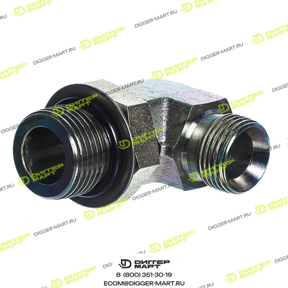 Адаптер угловой папа-папа 1-1/16SAE x 5/8BSP JCB 816/90476
