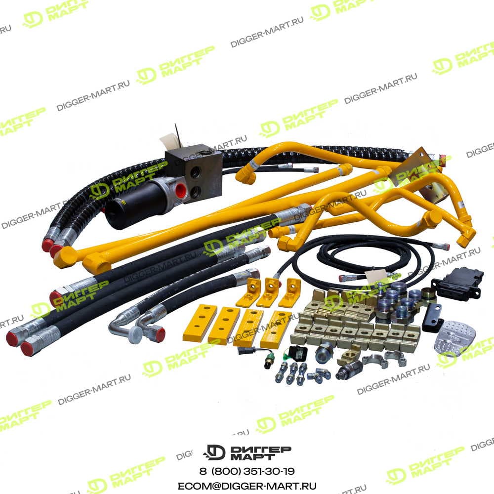 Разводка рама + трубы стрелы JS200 JCB 980/A4505
