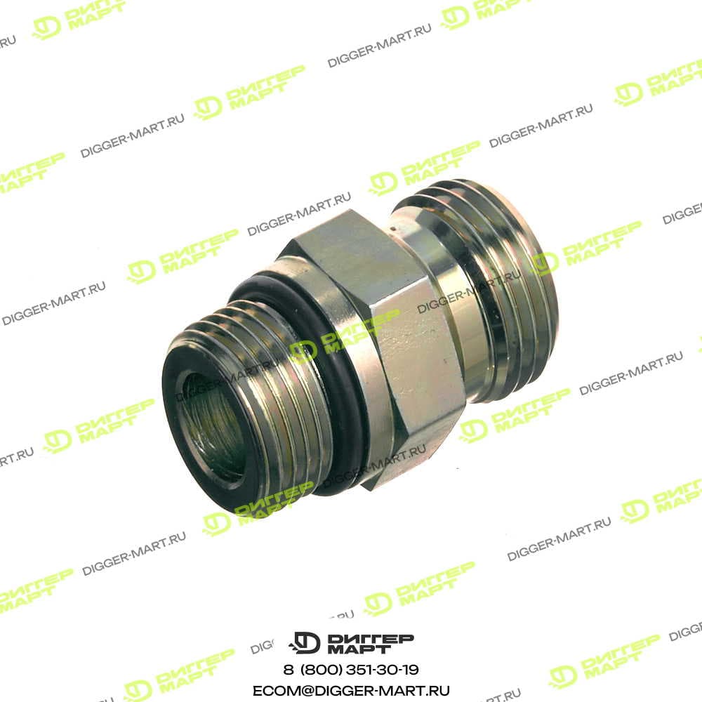 Переходник папа/папа BSP 1/2 - 3/4 ORFS JCB 1620/2054