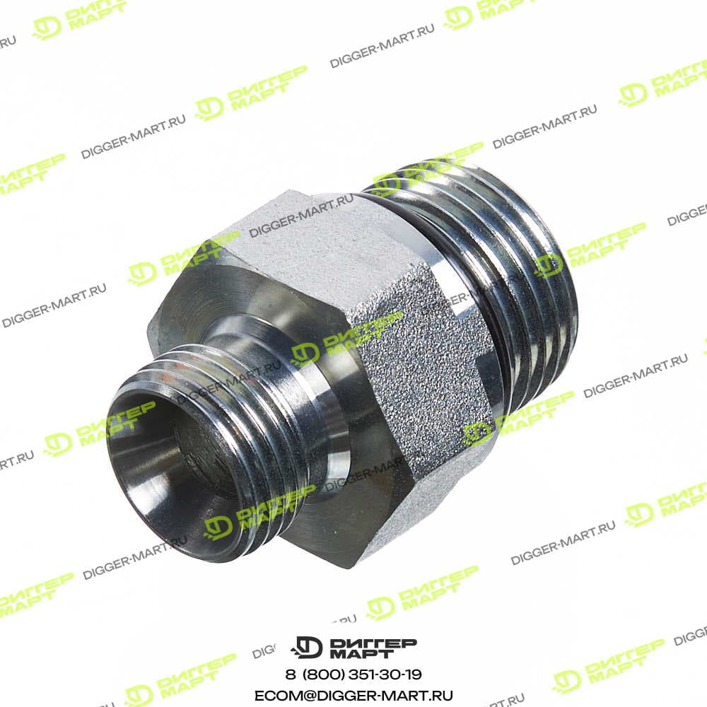 Переходник папа/папа BSP 1/2 х 1.1/16 ORFS JCB 1620/2068