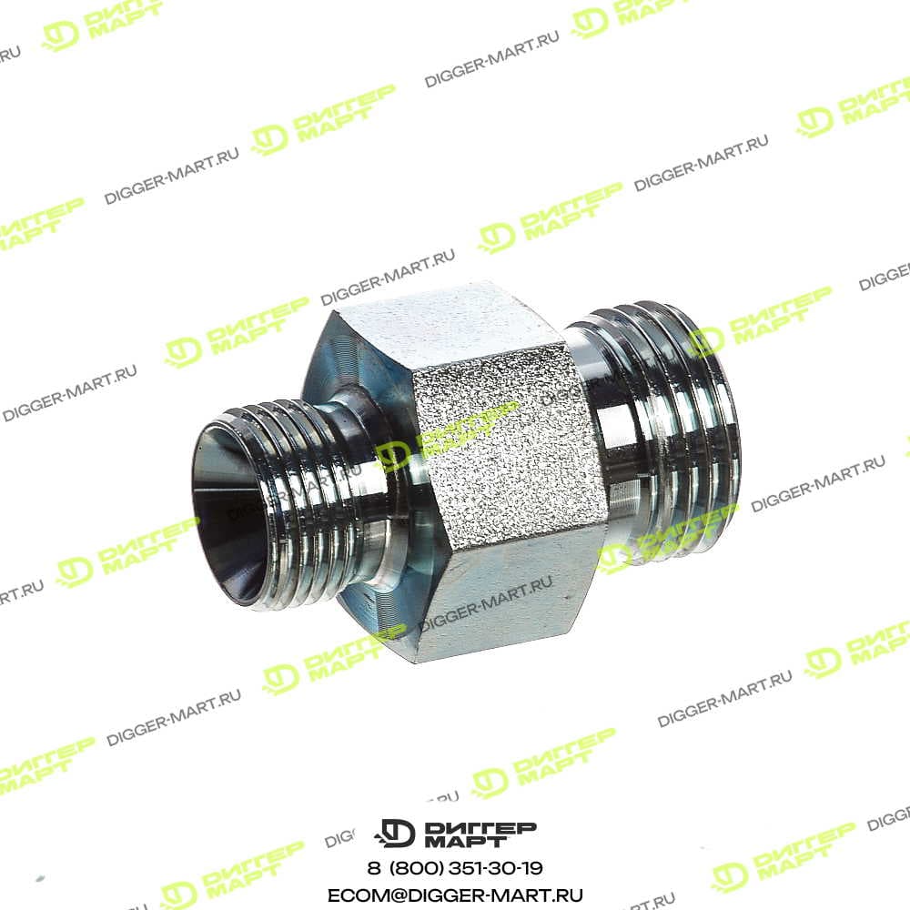 Переходник BSP папа1/2" - папа 3/8" JCB 1606/0007A