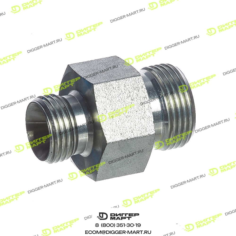Переходник папа/папа BSP 1/2" - 3/4" JCB 1606/0009