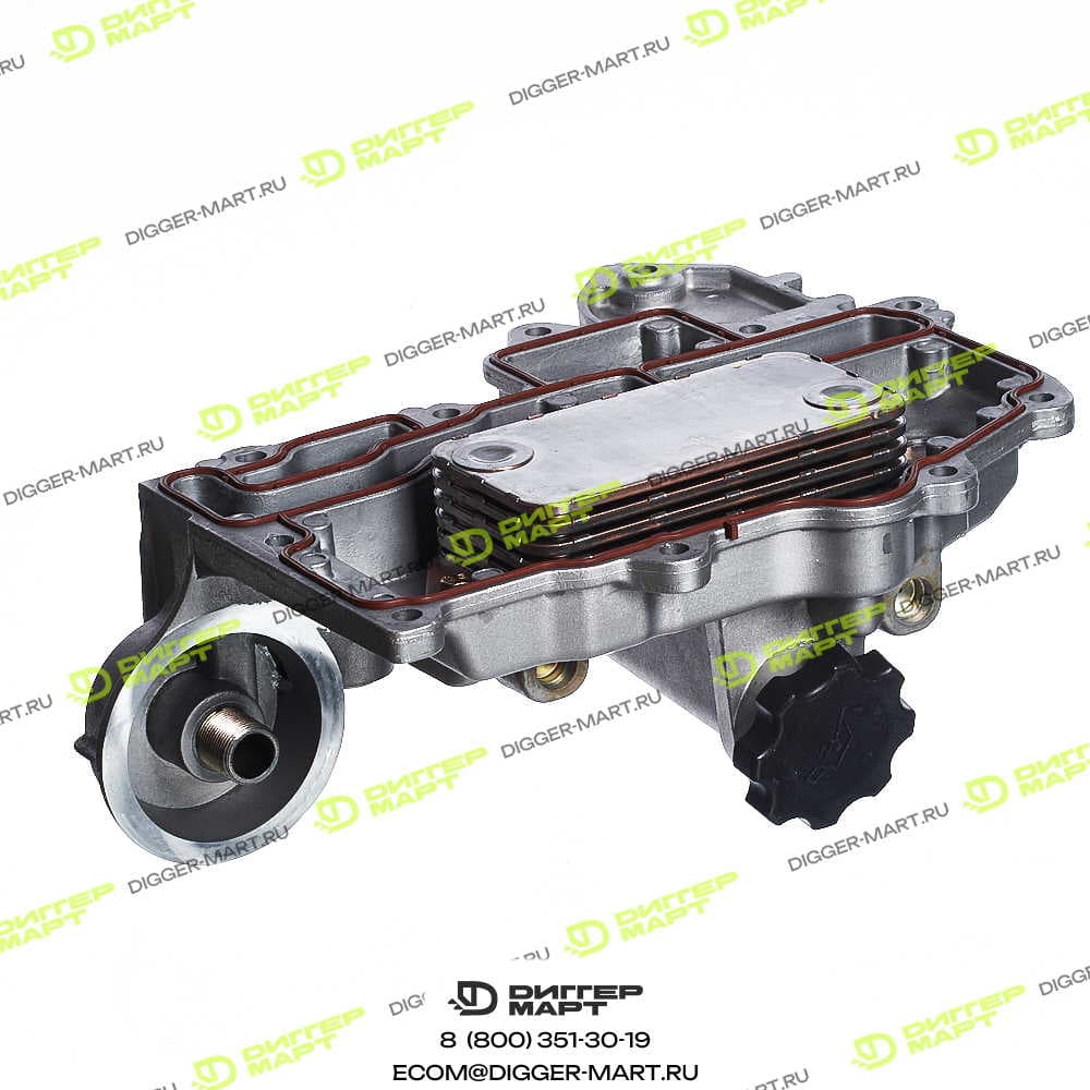 Крышка с маслоохладителем в сборе JCB 320/04212