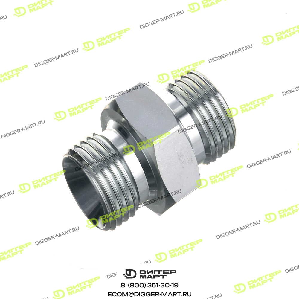 Переходник папа/папа BSP 1/2" -1/2" JCB 1604/2053