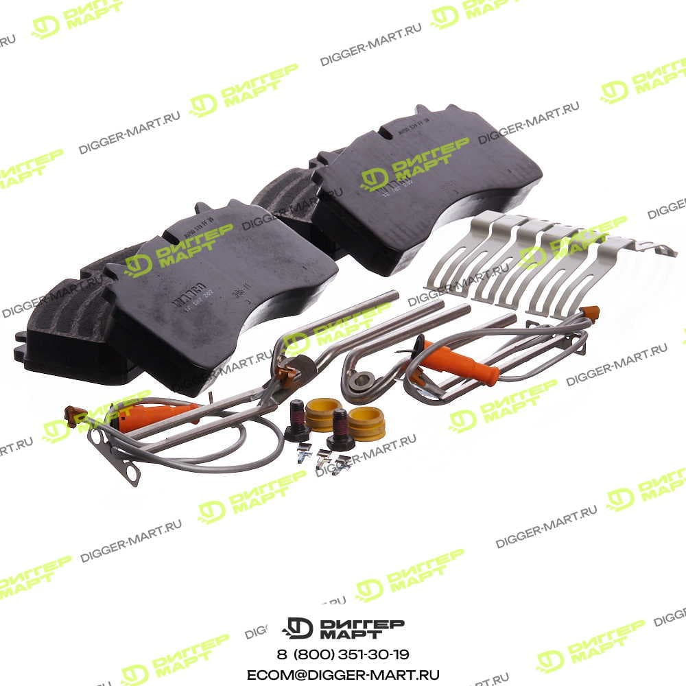 Колодки тормозные дисковые SAUER SAF SKRB 9022 (колодки без датчиков) TEREX 48313912