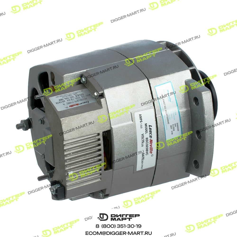 Генератор 28V 150А (на доп оборудование автоб.) CUMMINS 3088320