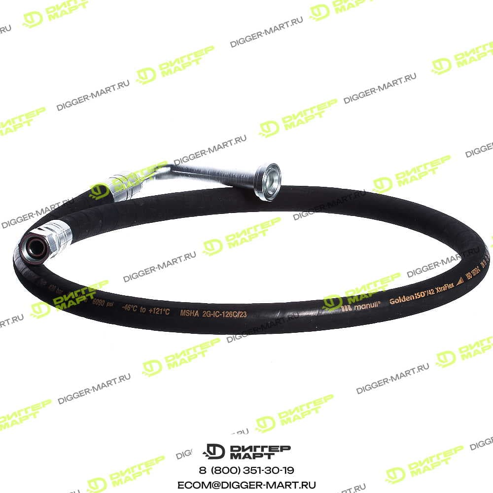 Рукав высокого давления 1" SAE CD61 150DP - 3/4"bsp Str JCB 332/J7601