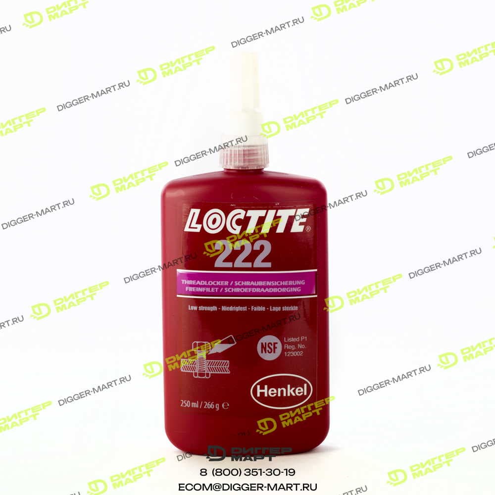 Фиксатор резьбы Loctite 222 JCB 4101/0300