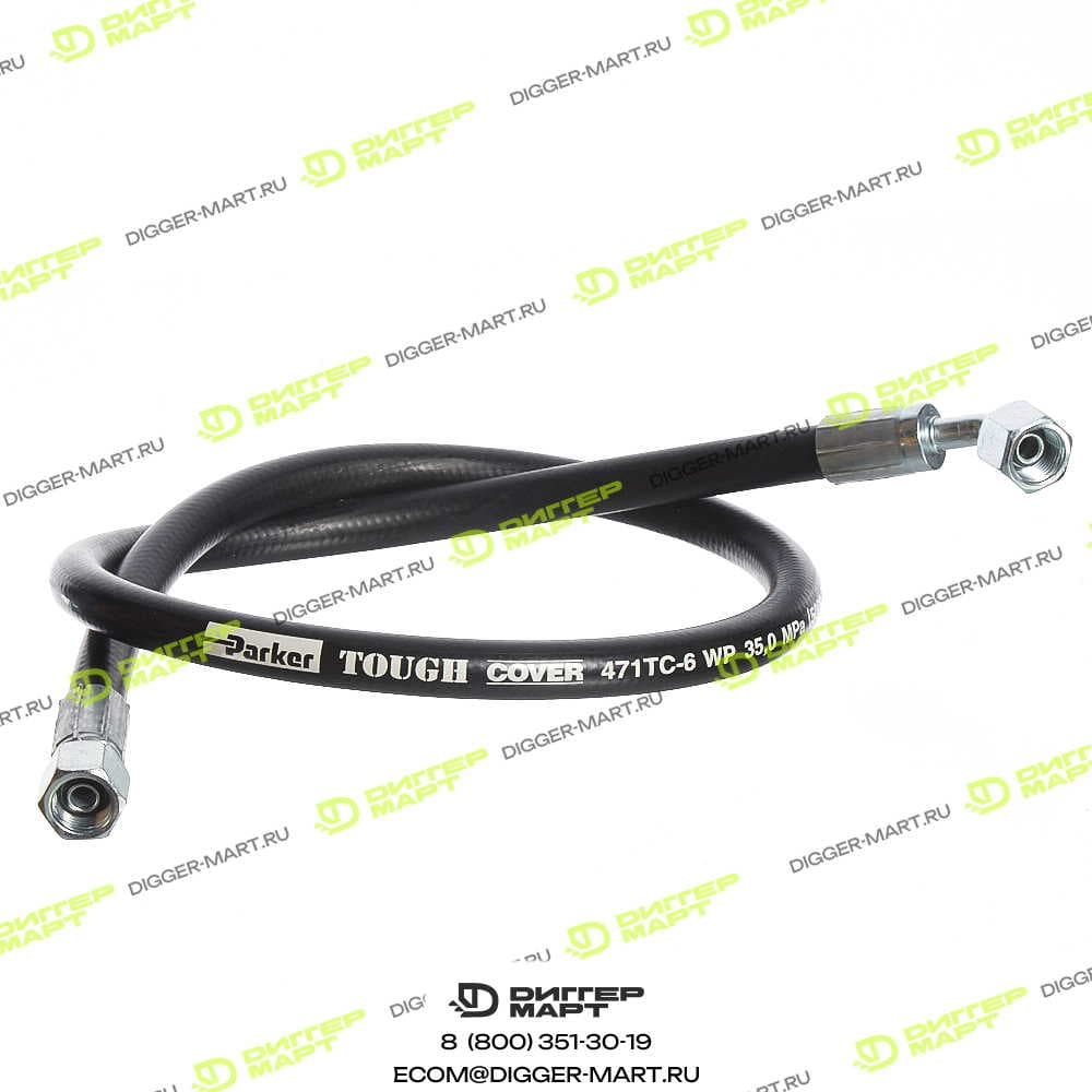 Шланг 3/8 BSP L=1060мм JCB 333/C2411