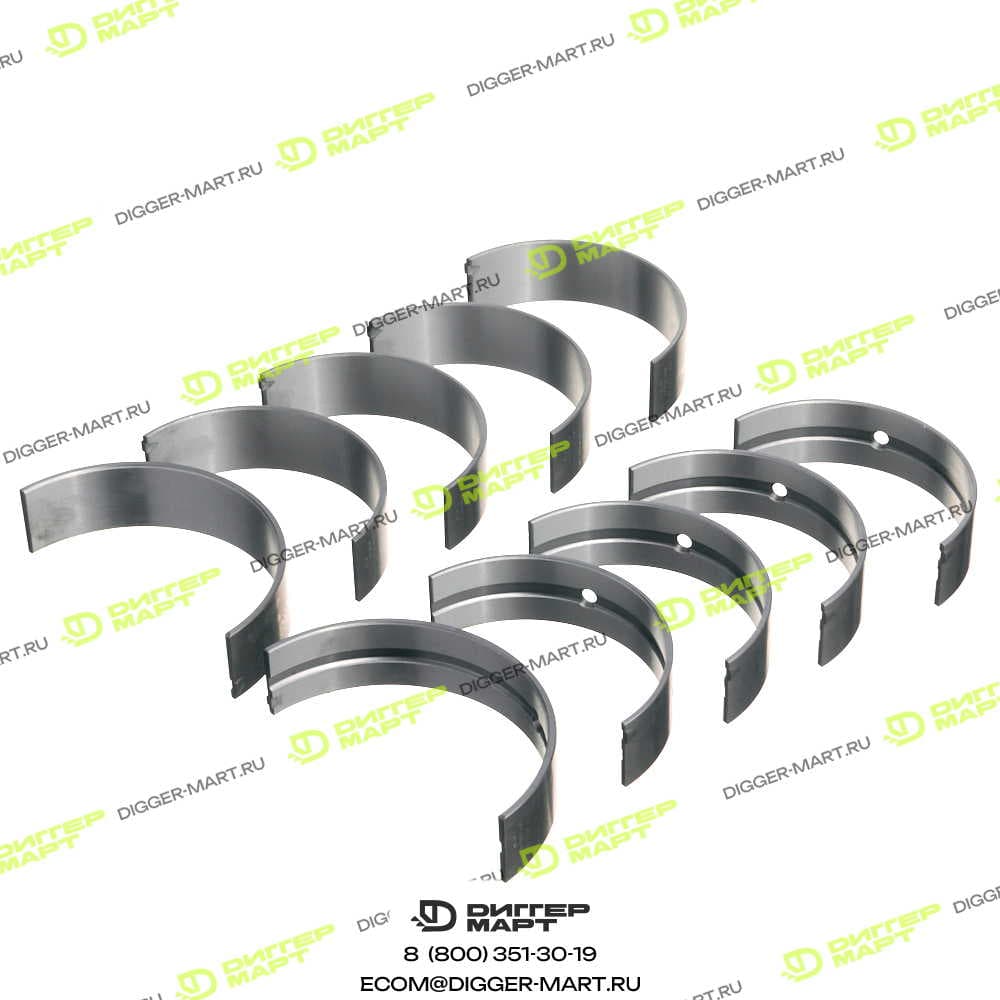Комплект коренных вкладышей (+0.50мм). DIGGER PARTS 09337C