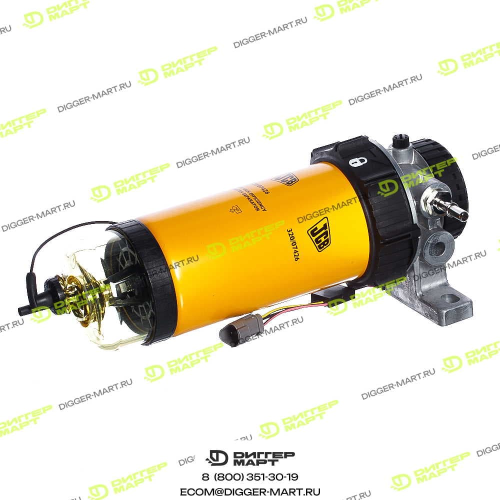 Фильтр отстойник в сборе (10 мкм). JCB 320/07425