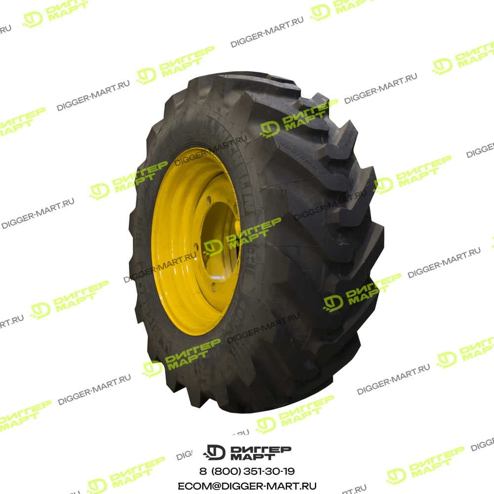 Колесо в сборе 400/80-24 Michelin Power Cl JCB 128/C7334