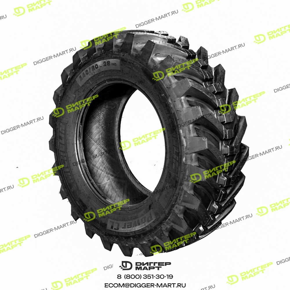 Шина 440/80 - 28 (16.9 R 28) PR14 163А8 POWER CL MICHELIN M691578