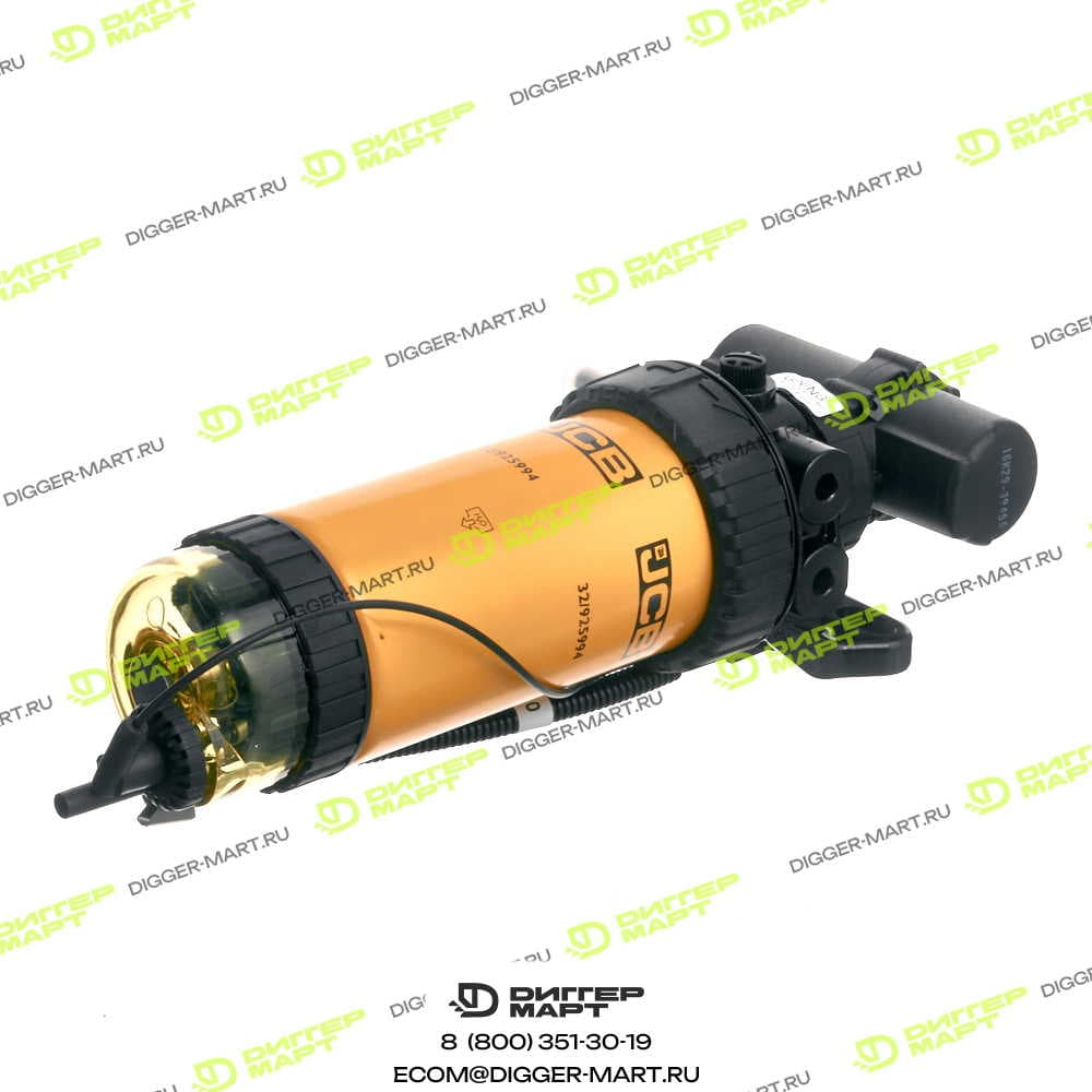 Насос подкачки в сборе 12V с топл. фильтром отстойником JS T2 DM JCB 320/A7060