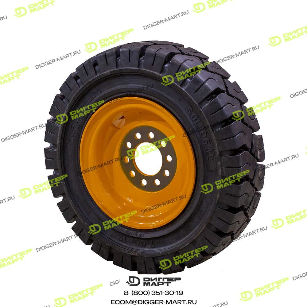 Колесо в сборе Solideal 7.00 x 12 JCB 331/19225-JX