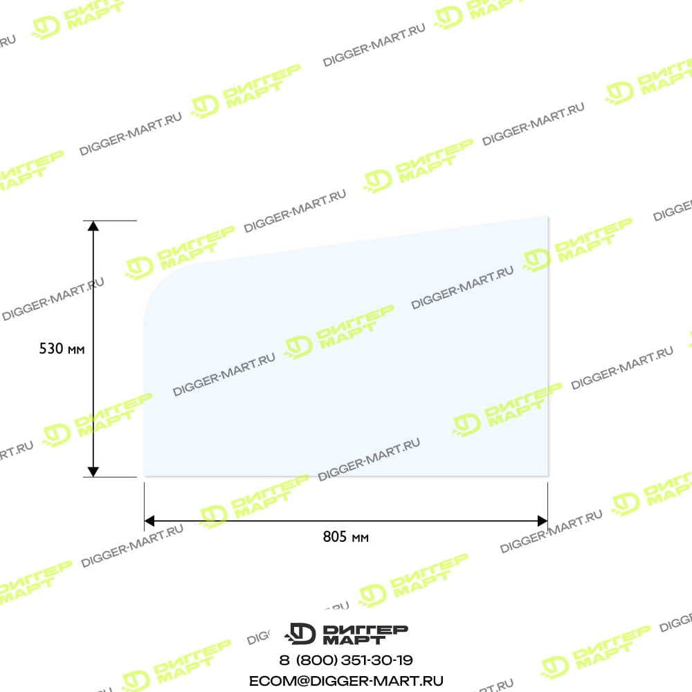 Стекло на двери LOVOL RE44-81A022002A0