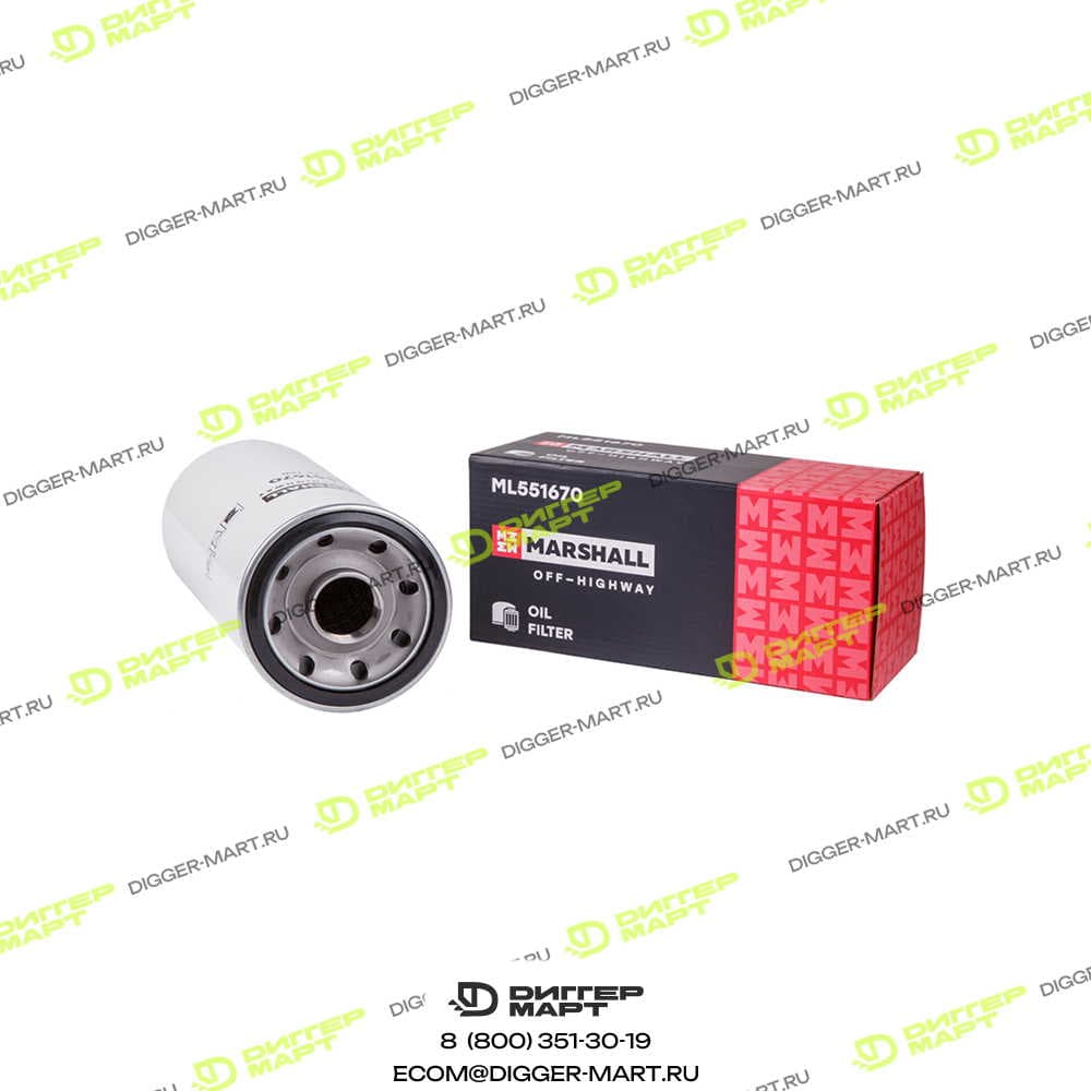 Масляный фильтр, навинчиваемый, полнопоточный MARSHALL ML551670