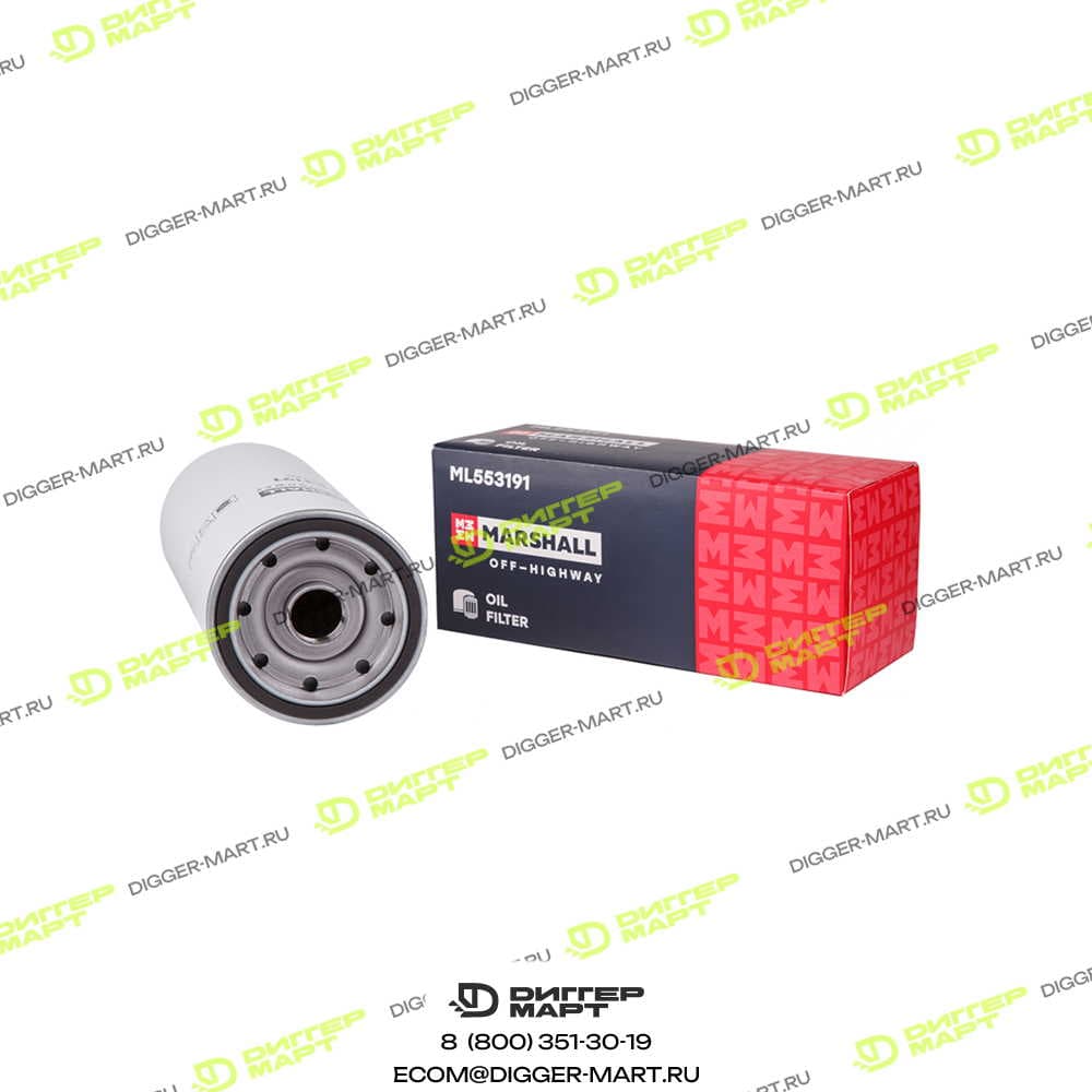 Масляный фильтр, навинчиваемый, полнопоточный MARSHALL ML553191