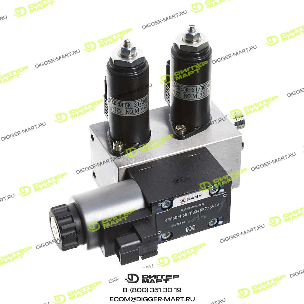 Запчасть Block assembly, swing control SANY 12393903