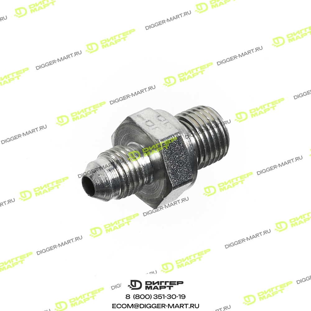 Переходник папа/папа BSP 1/4 х 7/16 (внешний конус) HYDRAVIA 1620/2050JIC